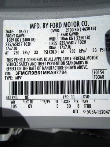 2021 Ford Bronco Sport in Tampa, FL 33604-6914 - 18062265 30