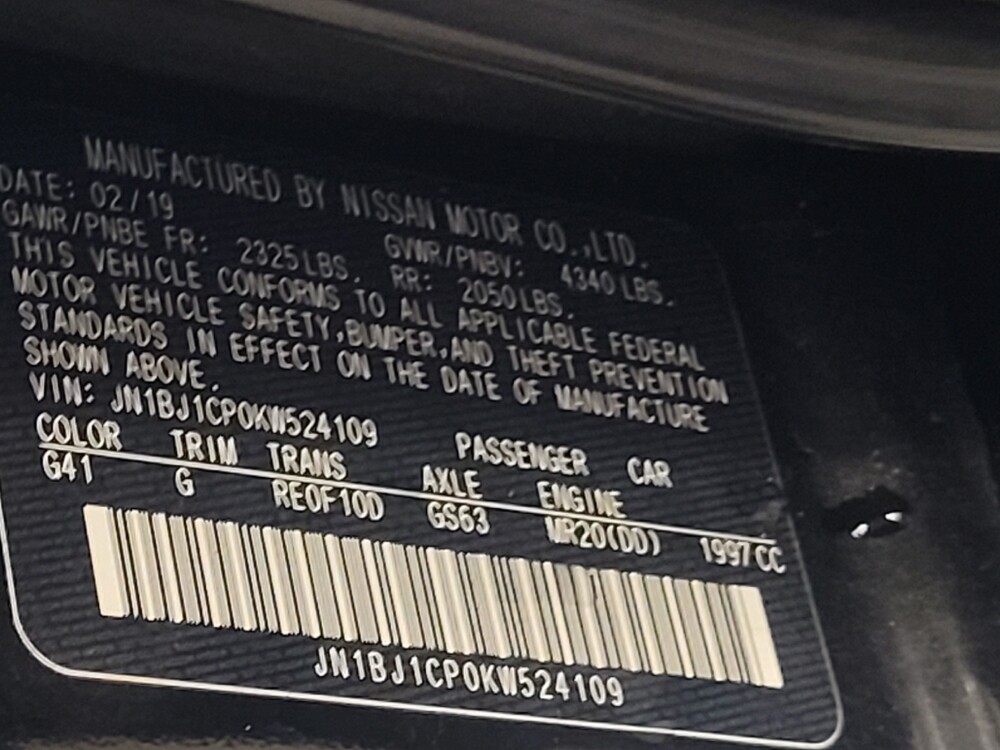 2019 Nissan Rogue Sport in Bradenton, FL 34207 - 18062343 33