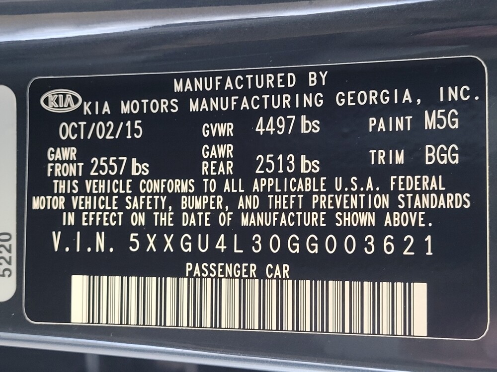 2016 Kia Optima in Gainesville, FL 32609 - 18062517 33