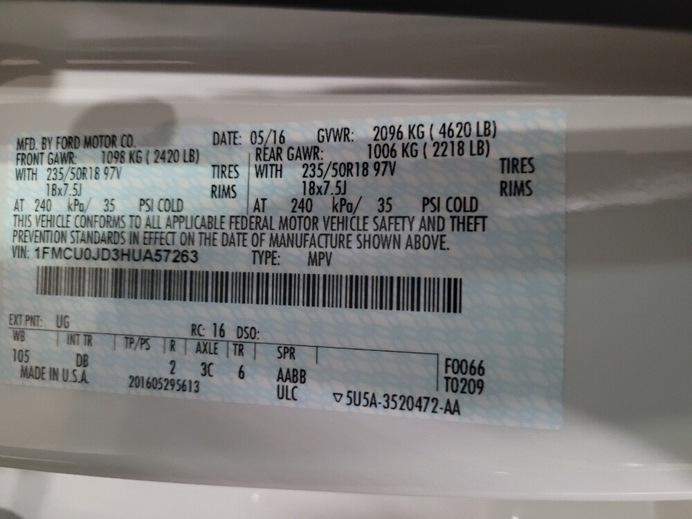 2017 Ford Escape in Williamstown, NJ 8094 - 18062564 33