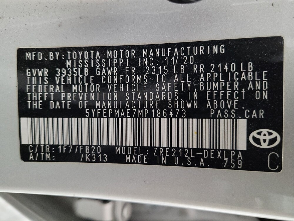 2021 Toyota Corolla in Bakersfield, CA 93309 - 18062649 33