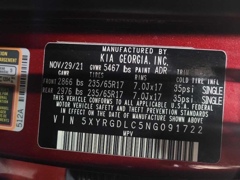 2022 Kia Sorento in Laurel, MD 20724 - 18062788 33