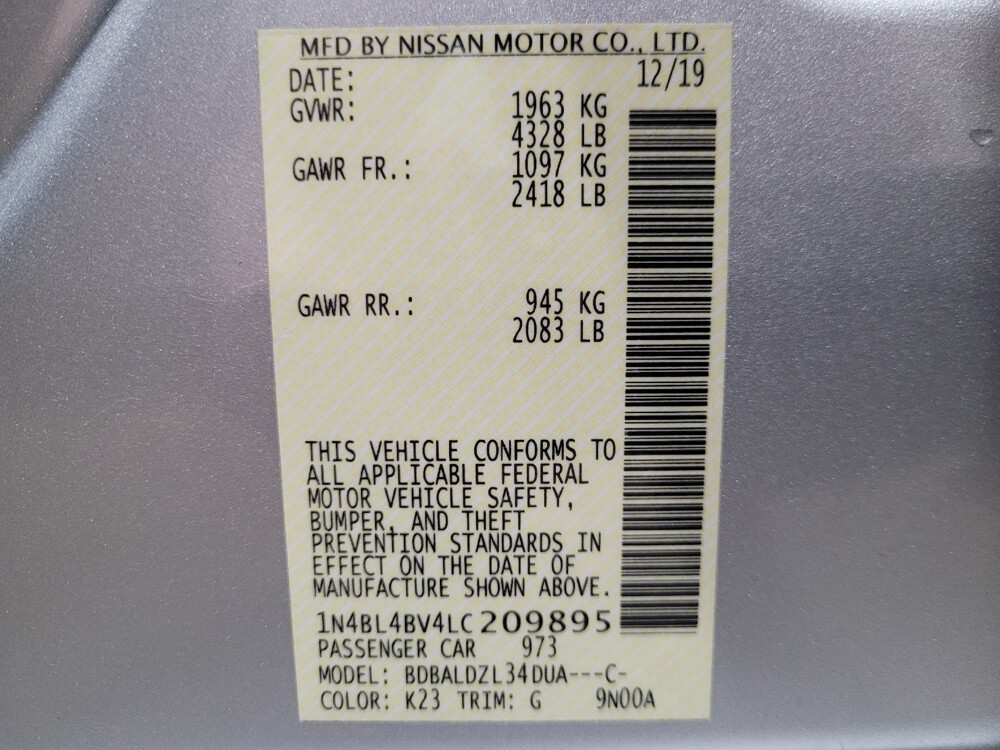 2020 Nissan Altima in Plymouth Meeting, PA 19462 - 18063236 33