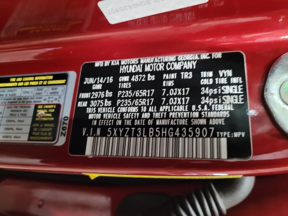 2017 Hyundai Santa Fe in Newport News, VA 23601 - 18063410 33