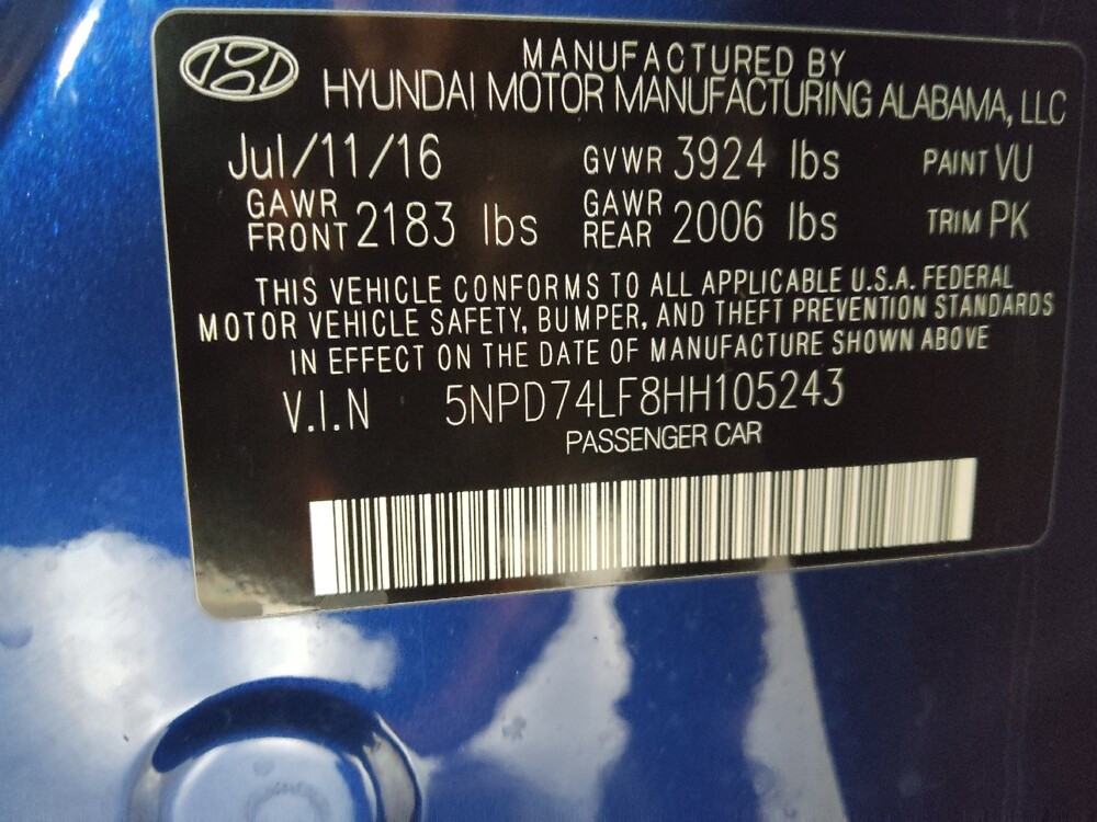 2017 Hyundai Elantra in Knoxville, TN 37923 - 18063982 33