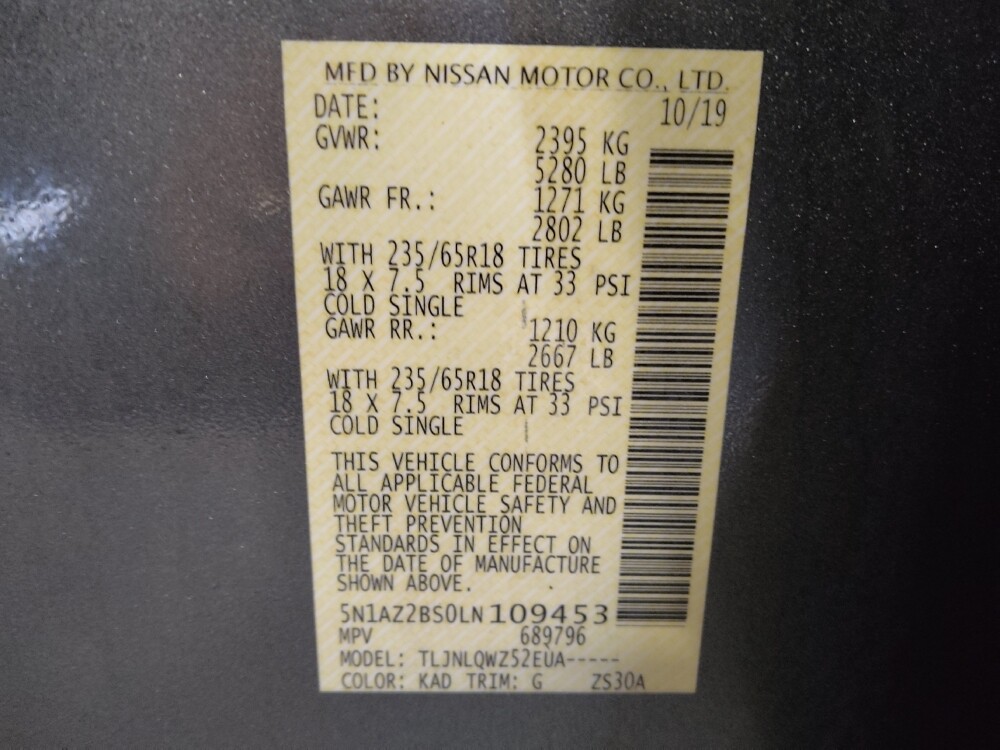 2020 Nissan Murano in Savannah, GA 31419 - 18064073 33