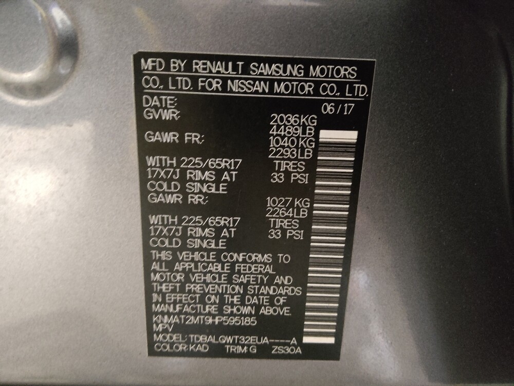 2017 Nissan Rogue in Macon, GA 31210 - 18064200 33