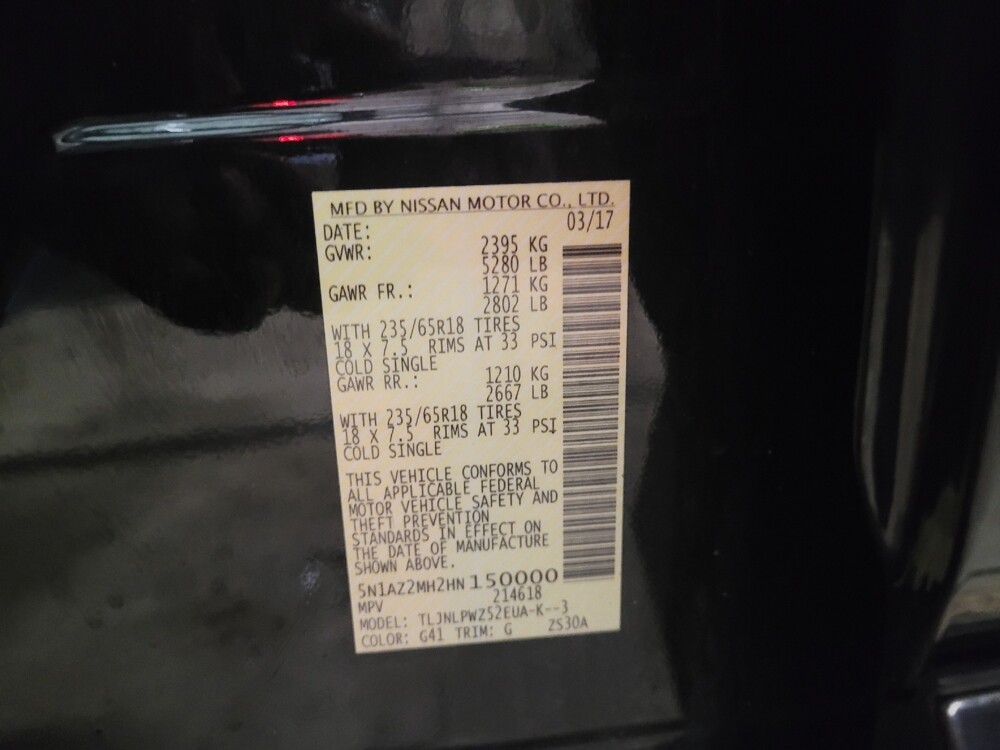 2017 Nissan Murano in Glen Burnie, MD 21061 - 18064259 33