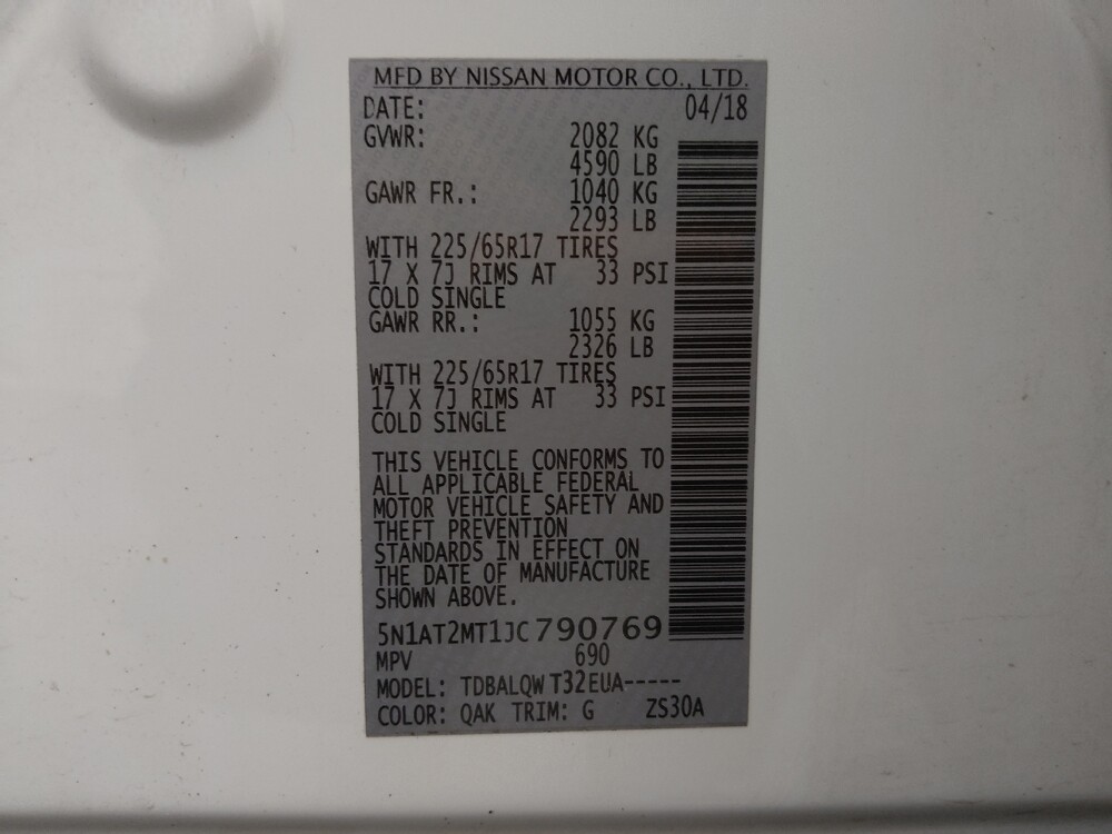 2018 Nissan Rogue in Colorado Springs, CO 80909 - 18064308 33