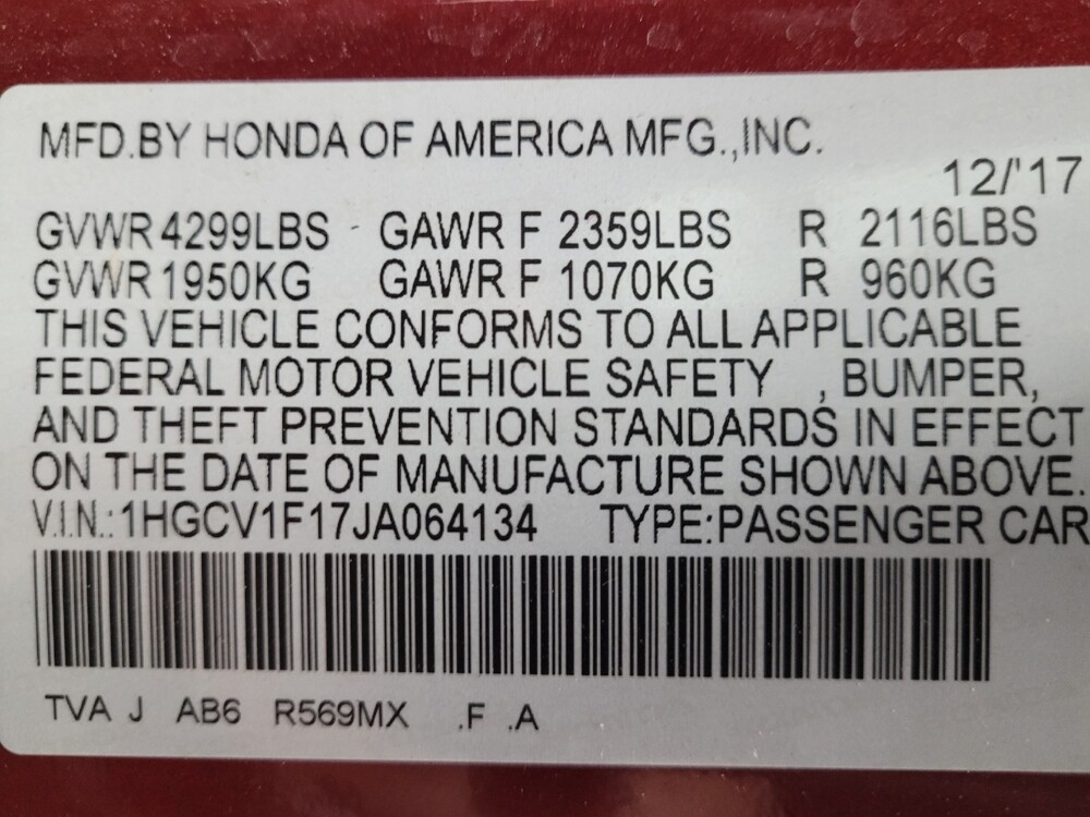 2018 Honda Accord in Las Vegas, NV 89104 - 18064445 33