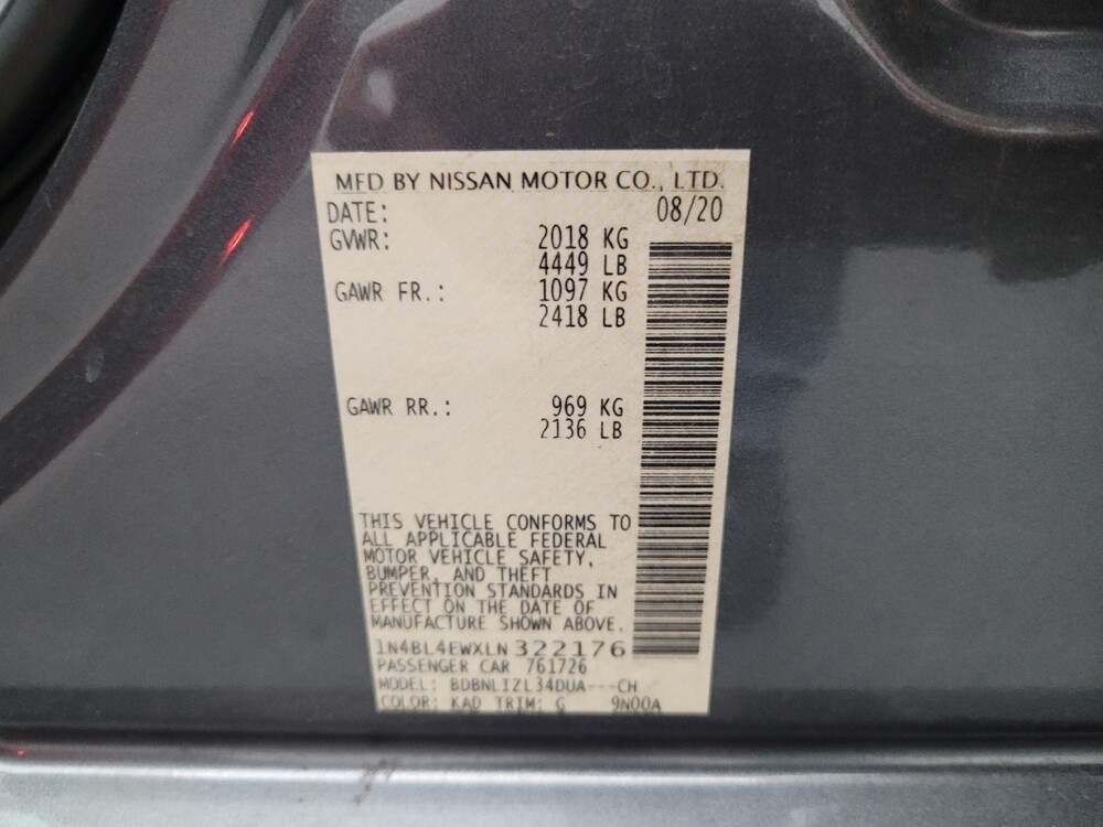 2020 Nissan Altima in Riverside, CA 92504 - 18064759 33