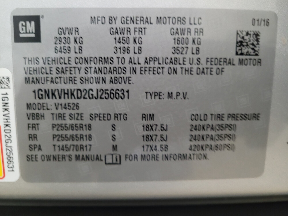 2016 Chevrolet Traverse in Owings Mills, MD 21117 - 18064924 33