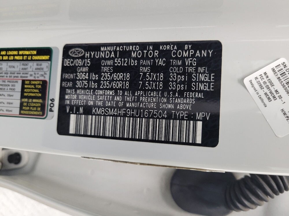 2017 Hyundai Santa Fe in Las Vegas, NV 89102 - 18065011 33