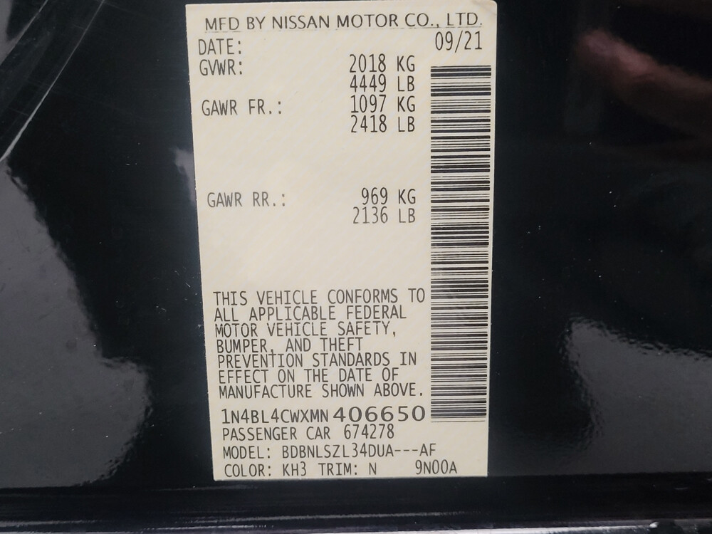 2021 Nissan Altima in Sacramento, CA 95821 - 18065161 33