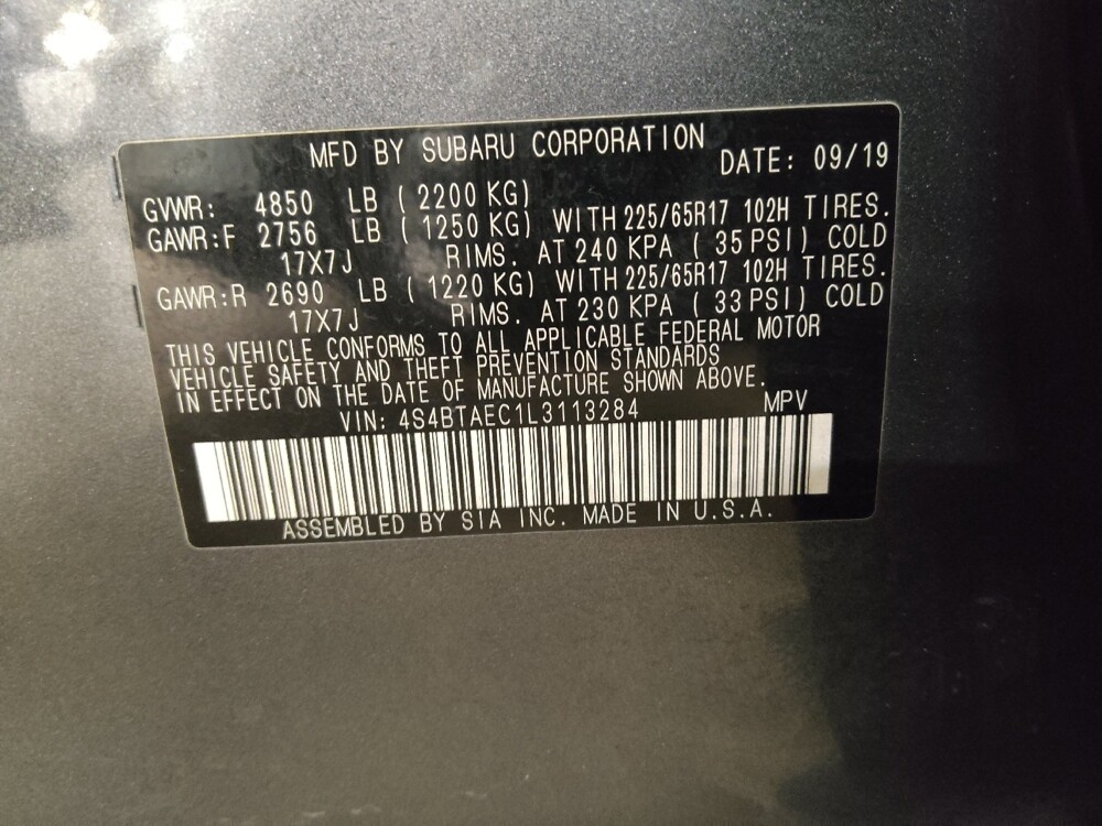 2020 Subaru Outback in El Paso, TX 79907 - 18065242 33