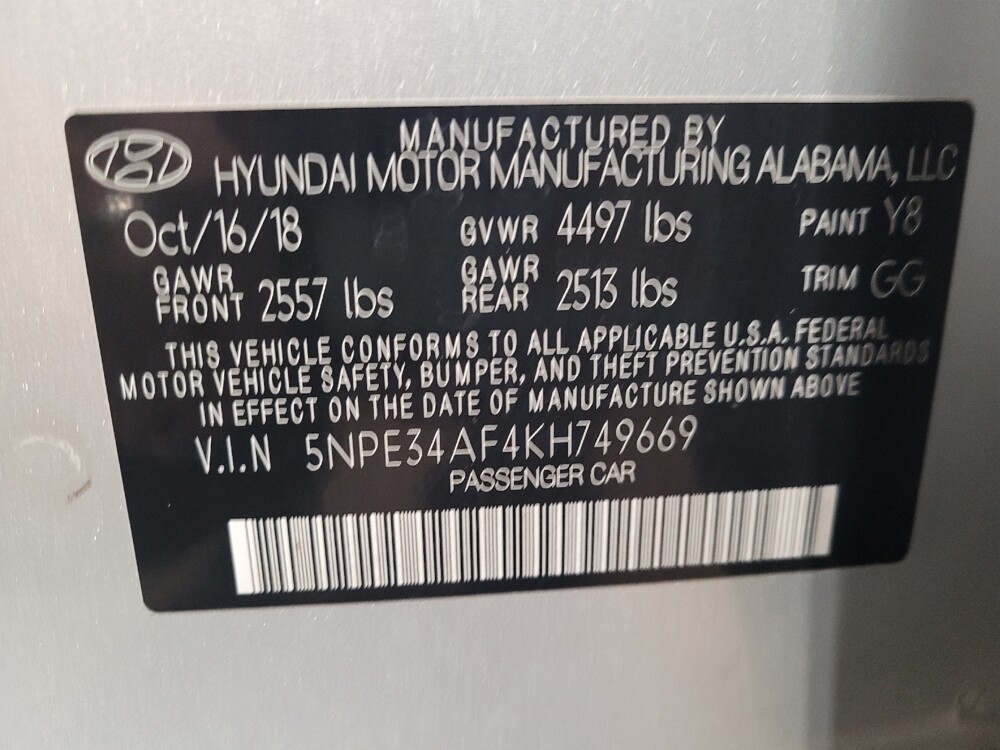 2019 Hyundai Sonata in Gainesville, FL 32609 - 18065281 33