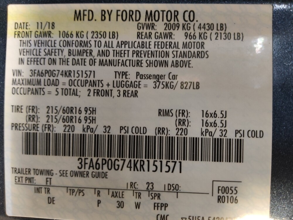 2019 Ford Fusion in Charlotte, NC 28273 - 18065447 33