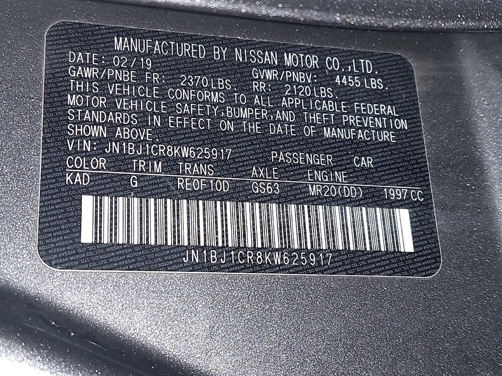 2019 Nissan Rogue Sport in Sanford, FL 32773 - 18065709 33