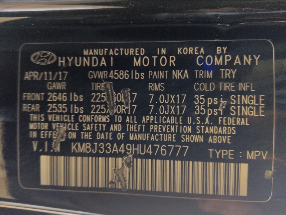 2017 Hyundai Tucson in Hialeah, FL 33014 - 18065713 33