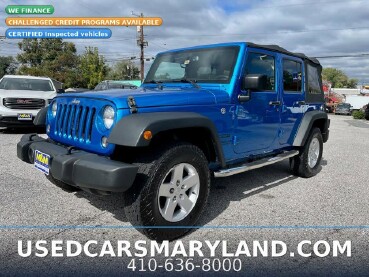 2016 Jeep Wrangler in Baltimore, MD 21225