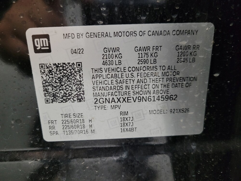 2022 Chevrolet Equinox in Phoenix, AZ 85015 - 18066484 33