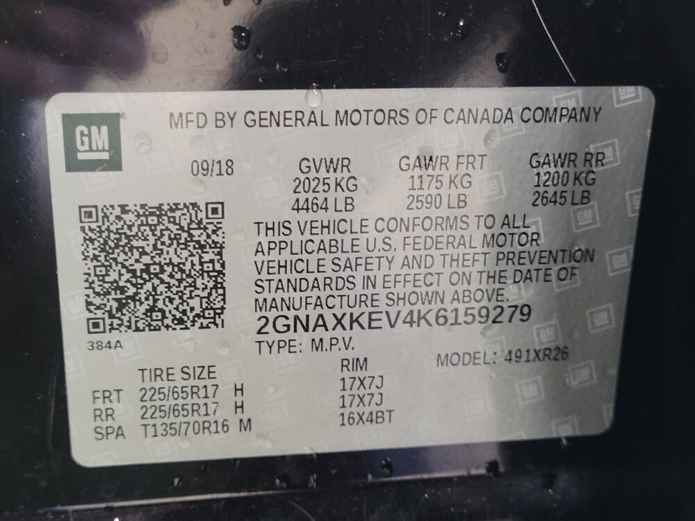 2019 Chevrolet Equinox in Fort Myers, FL 33907 - 18066625 33