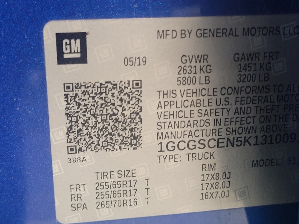 2019 Chevrolet Colorado in Tampa, FL 33619 - 18066626 33