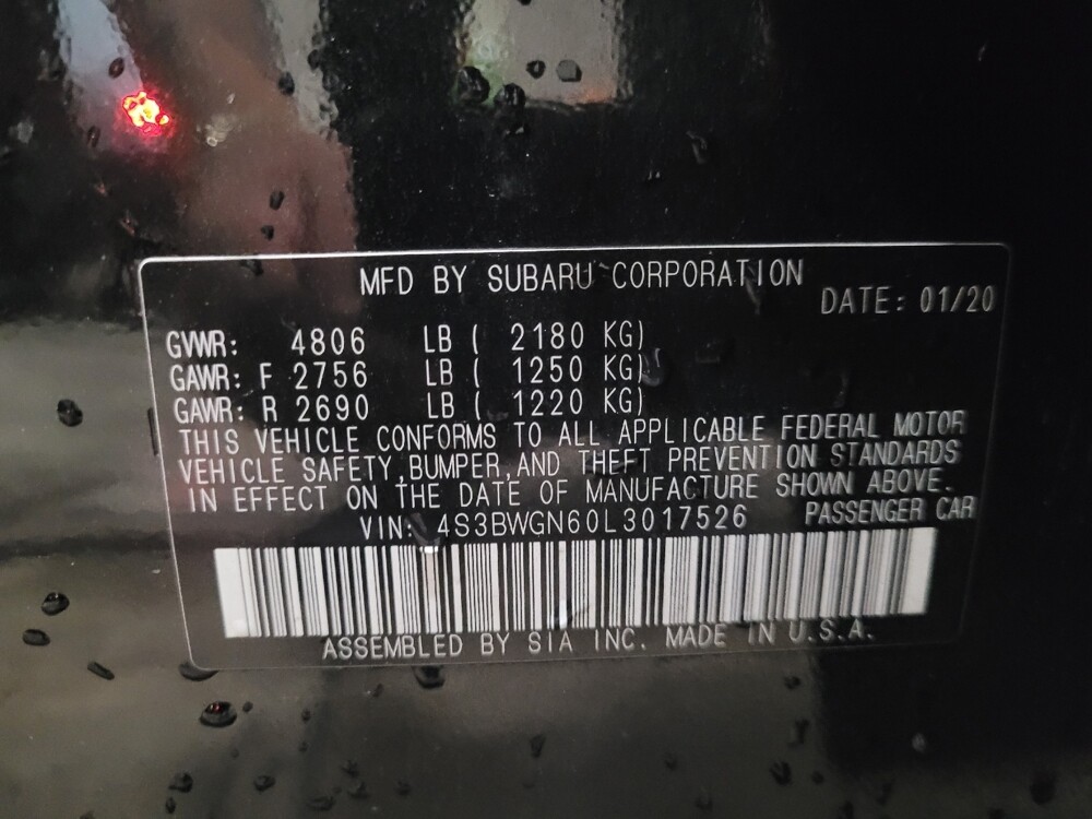 2020 Subaru Legacy in New Castle, DE 19720 - 18066792 33