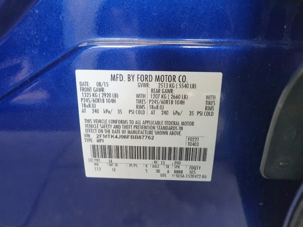 2015 Ford Edge in Fairfield, OH 45014 - 18066950 33