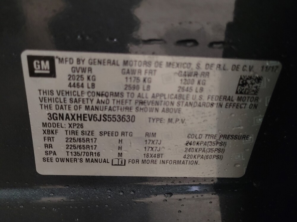 2018 Chevrolet Equinox in Tampa, FL 33612 - 18067250 33