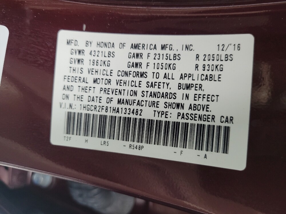 2017 Honda Accord in Reno, NV 89502 - 18067391 33