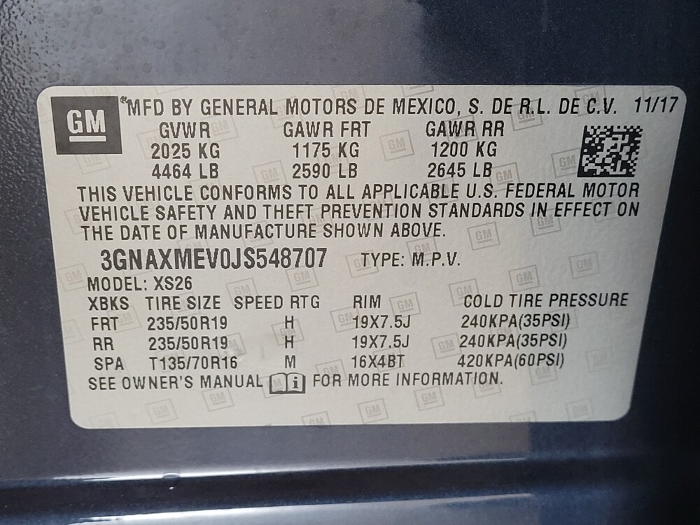 2018 Chevrolet Equinox in Pensacola, FL 32505 - 18067499 33