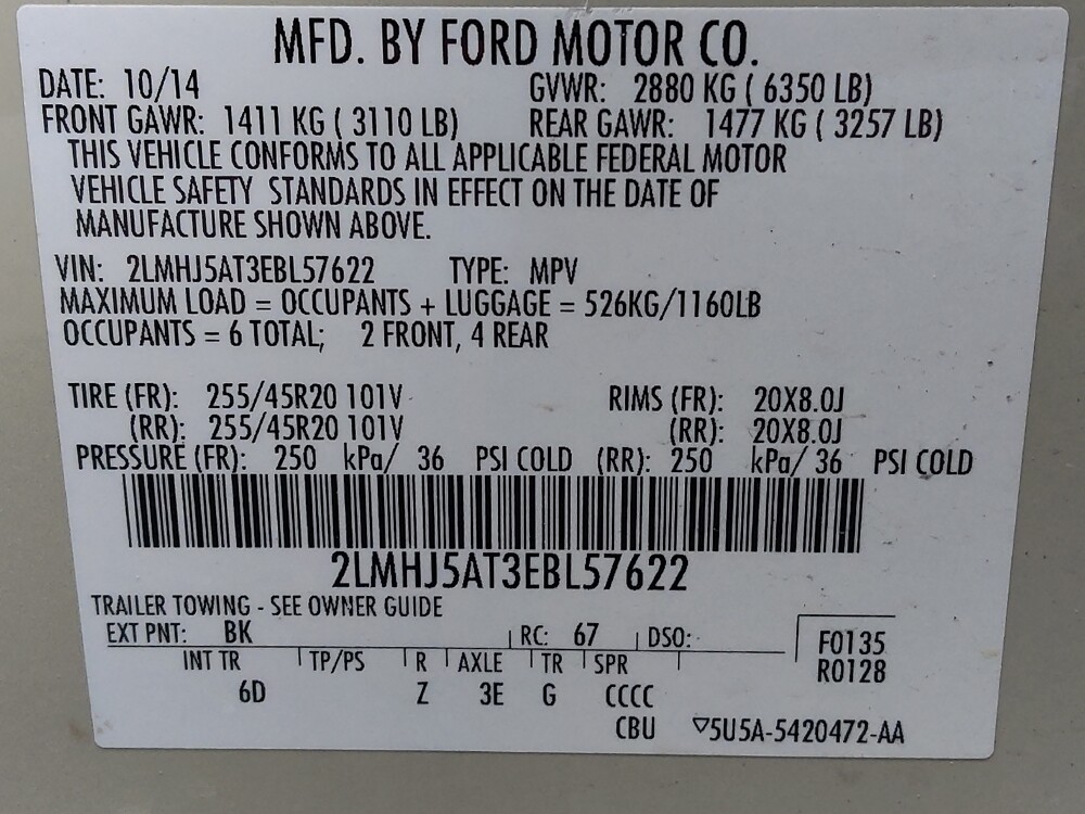 2014 Lincoln MKT in Live Oak, TX 78233 - 18067549 33