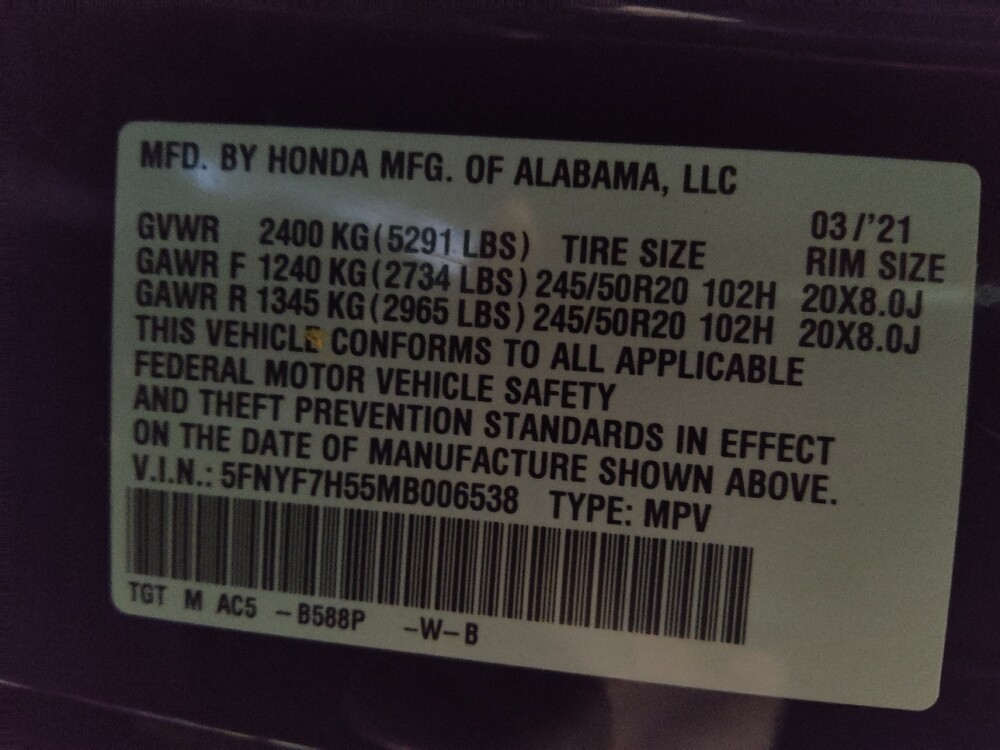 2021 Honda Passport in Stone Mountain, GA 30083 - 18067577 33
