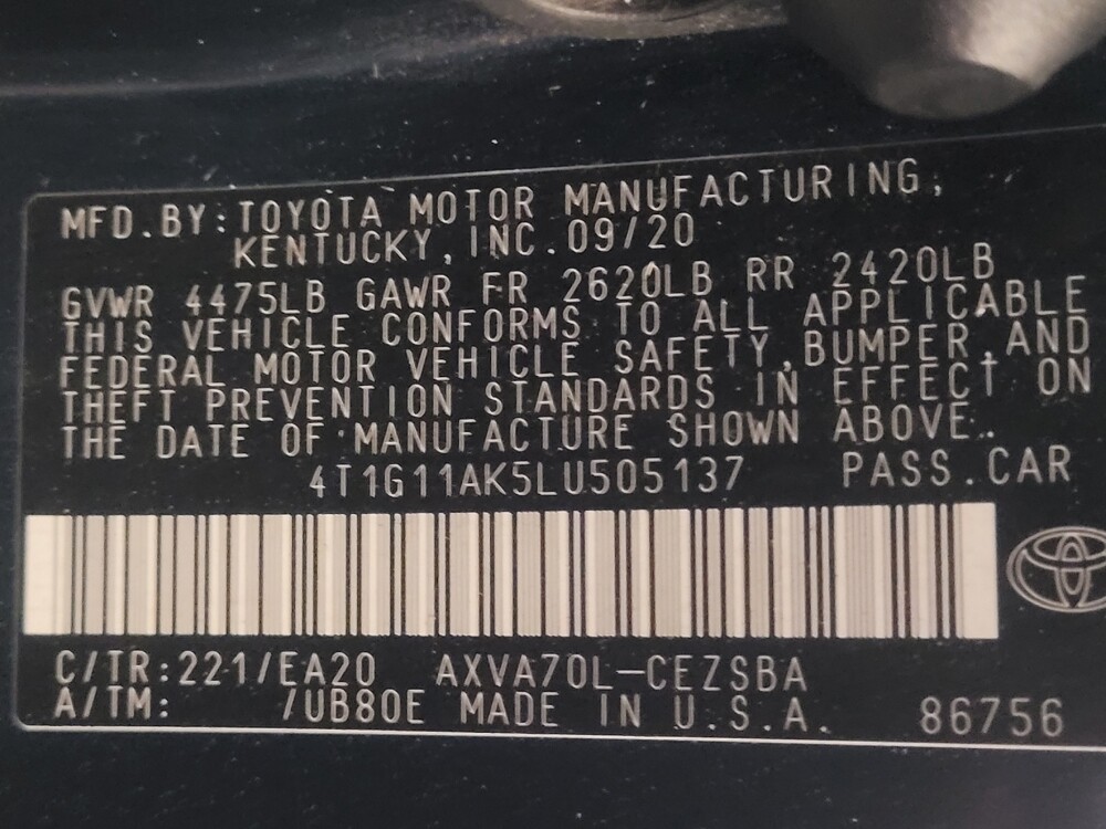 2020 Toyota Camry in Charlotte, NC 28213 - 18067652 33