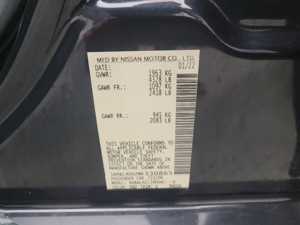 2022 Nissan Altima in Eastpointe, MI 48021 - 18067663 33