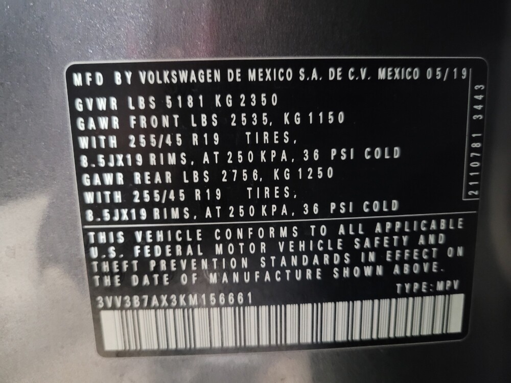 2019 Volkswagen Tiguan in Plano, TX 75074 - 18067676 33