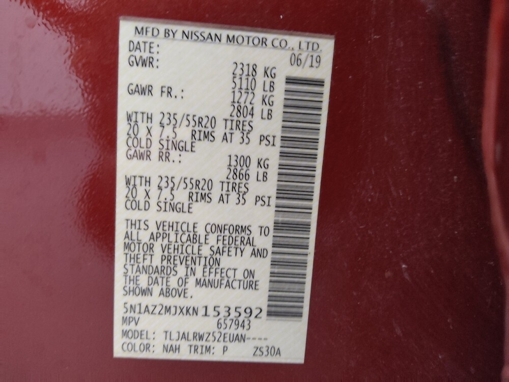 2019 Nissan Murano in Lakewood, CO 80215 - 18068092 33