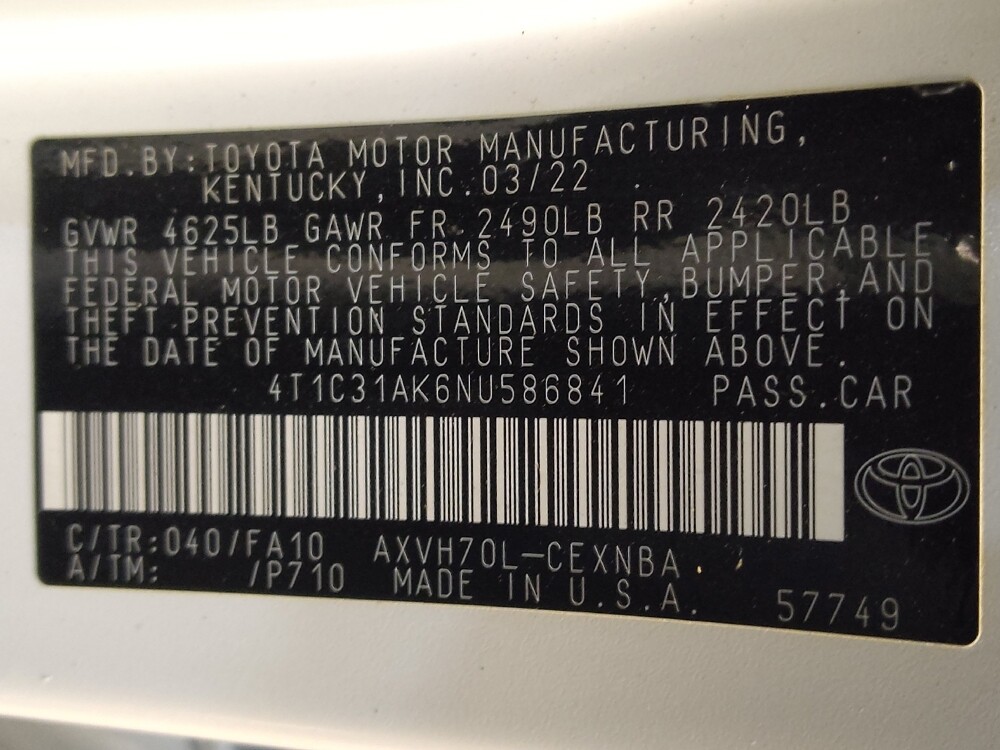 2022 Toyota Camry in Charlotte, NC 28213 - 18068109 33