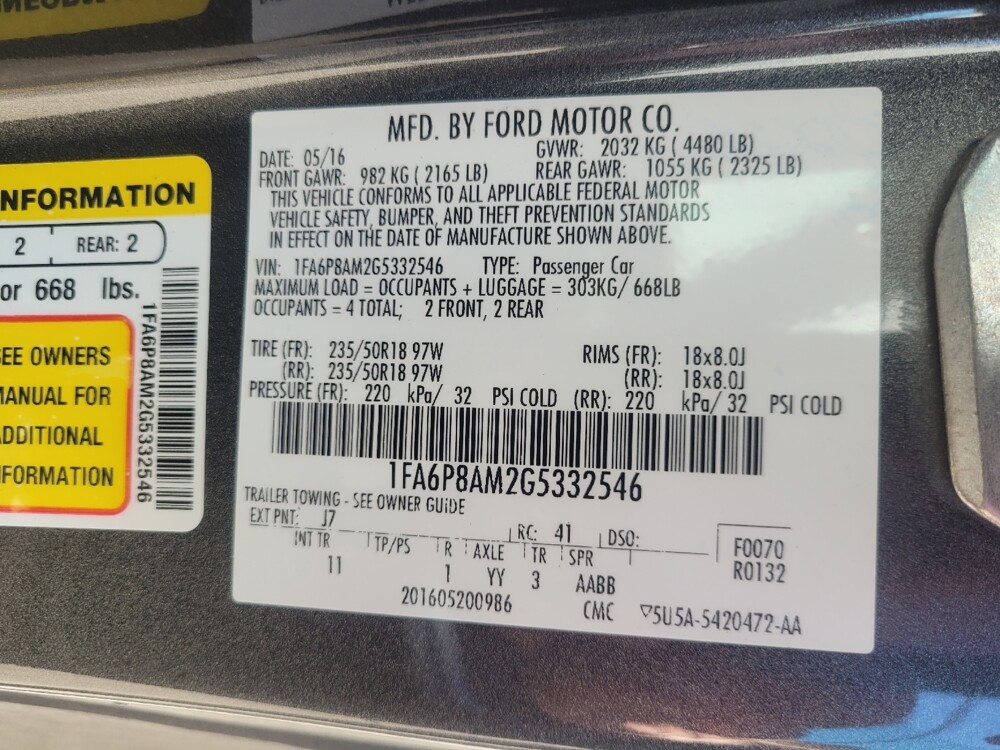 2016 Ford Mustang in Duluth, GA 30096 - 18068110 33