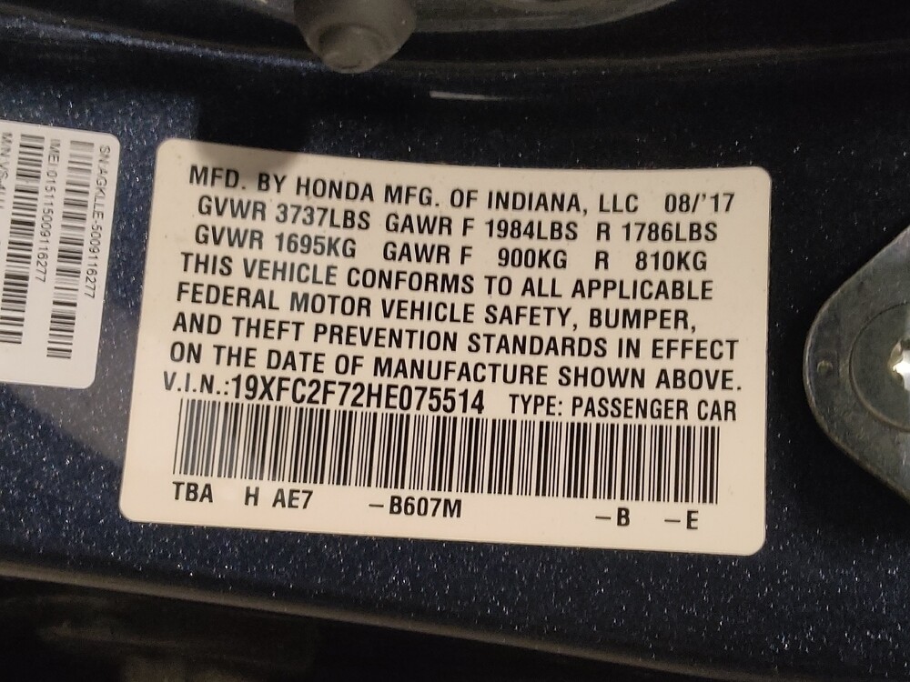 2017 Honda Civic in Kissimmee, FL 34744 - 18068245 33