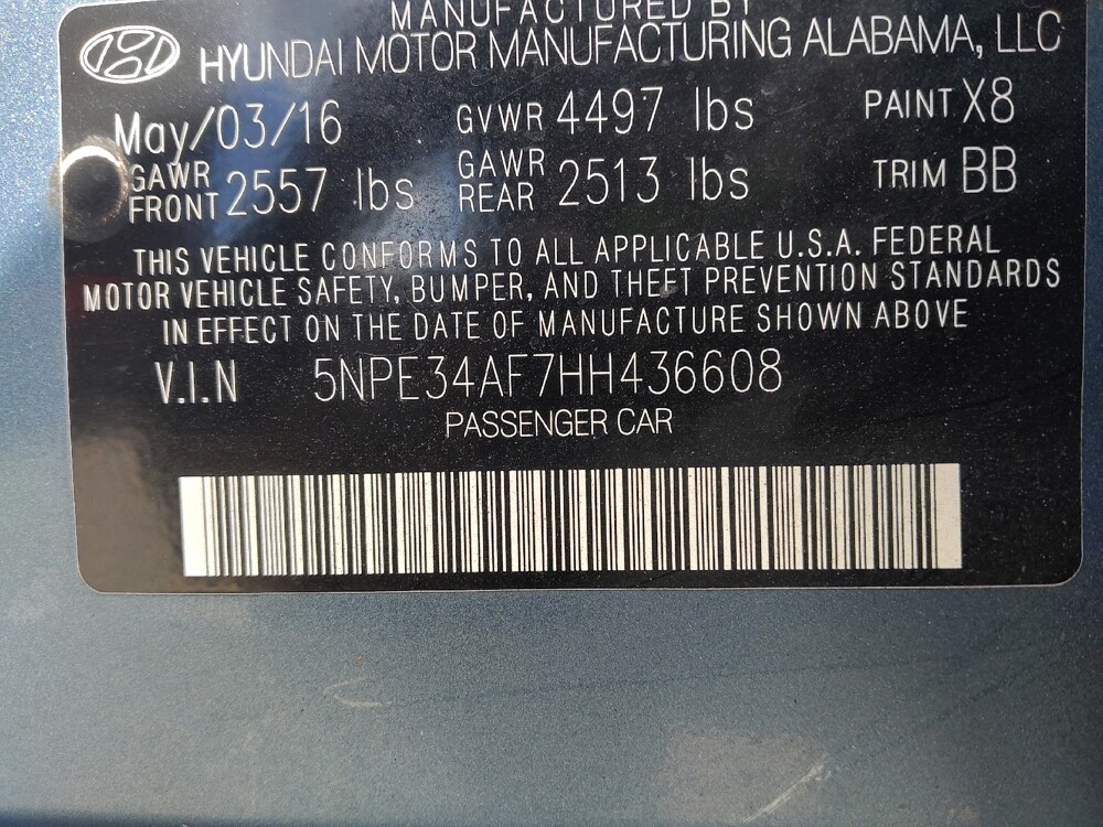 2017 Hyundai Sonata in Knoxville, TN 37923 - 18068347 33