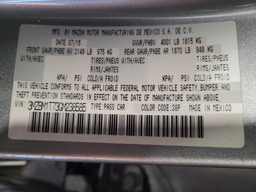 2016 Mazda MAZDA3 in Pensacola, FL 32505 - 18068372 33