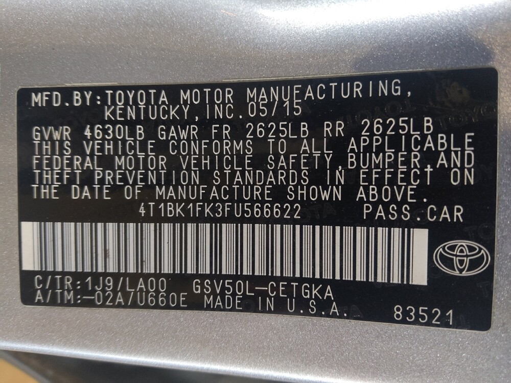 2015 Toyota Camry in Ocala, FL 34471 - 18068399 33