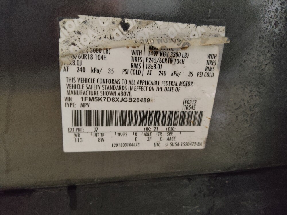 2018 Ford Explorer in Union City, GA 30291 - 18068443 33