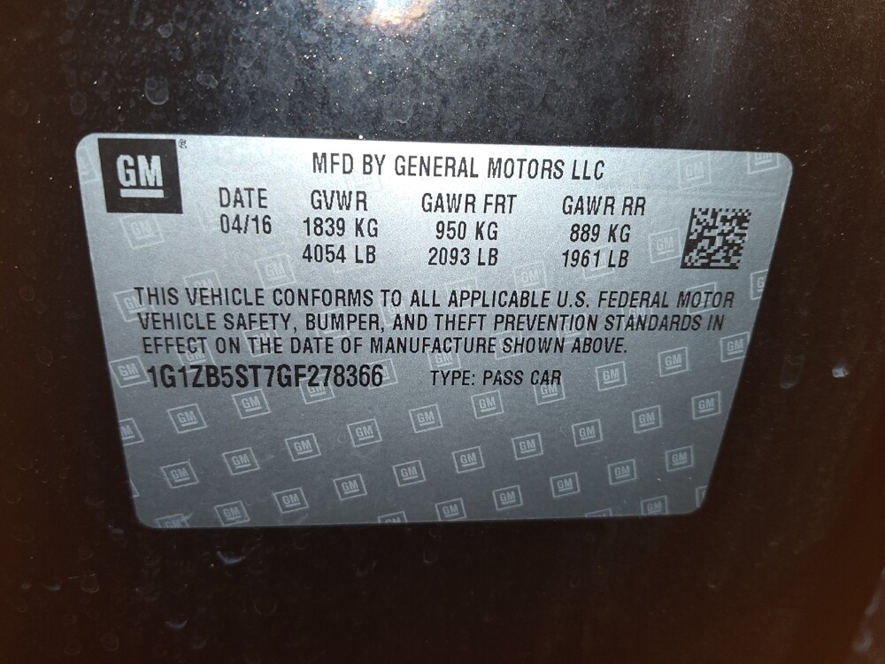 2016 Chevrolet Malibu in Temple, TX 76502 - 18068550 33