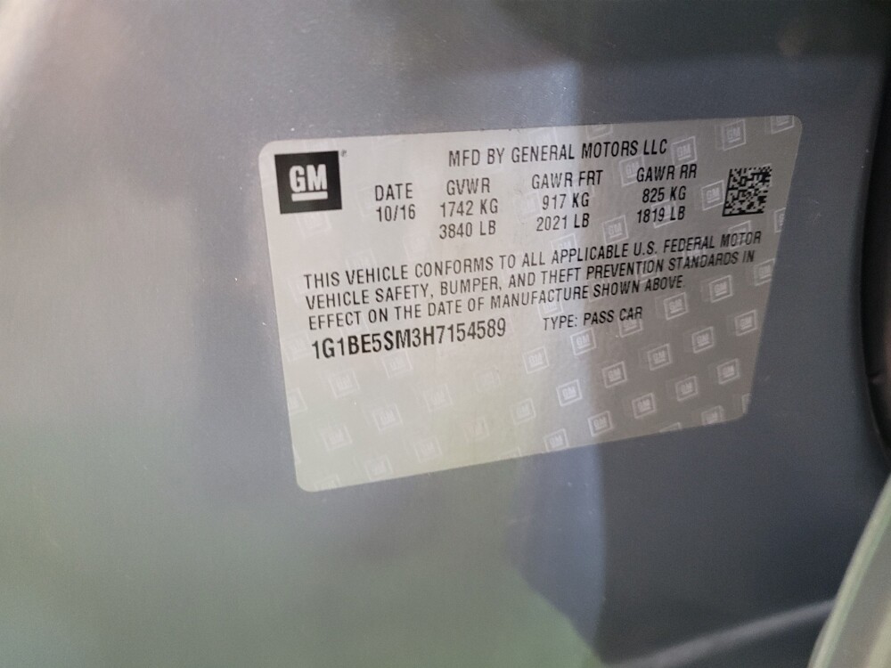 2017 Chevrolet Cruze in Maple Heights, OH 44137 - 18068647 33