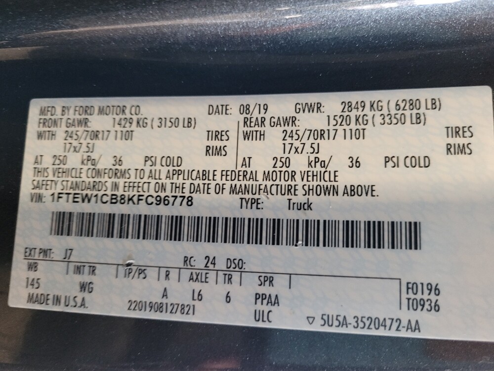 2019 Ford F150 in Mobile, AL 36606 - 18068712 33