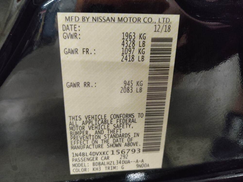 2019 Nissan Altima in Arlington, TX 76011 - 18068745 33