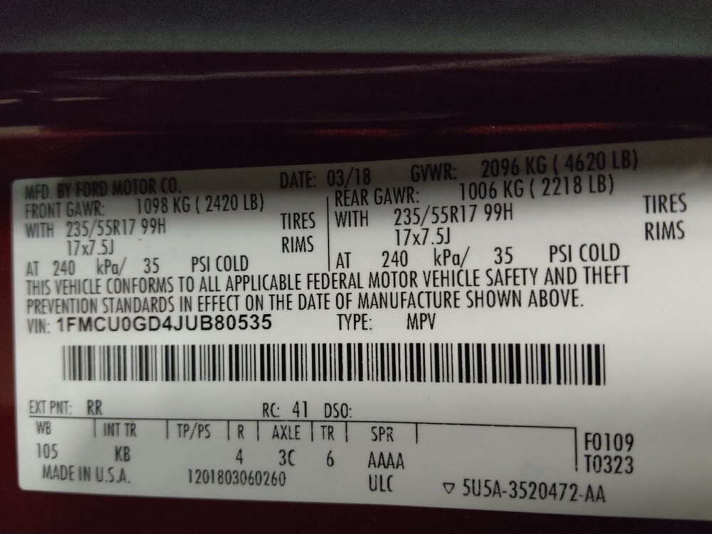 2018 Ford Escape in Charlotte, NC 28213 - 18068811 33